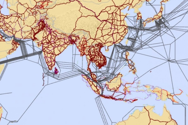 ESCAP ITU Asia-Pacific Information Superhighway Maps