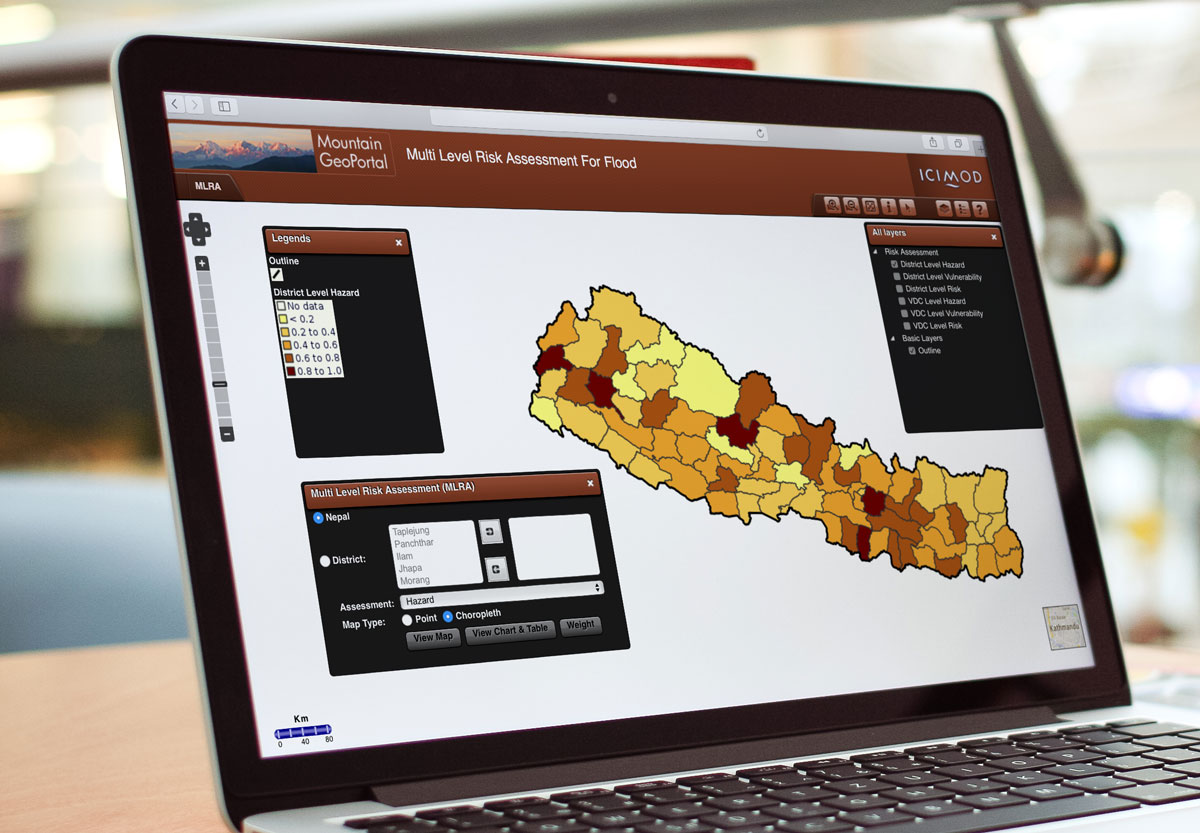 Flood risk assessment platform Nepal