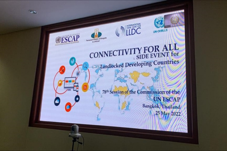 Connectivity (105), transport (293), Mongolia (395), ESCAP (72), LLDC (335), ittlldc (497), sdg (214)