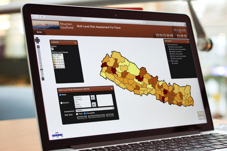 Flood risk assessment platform Nepal
